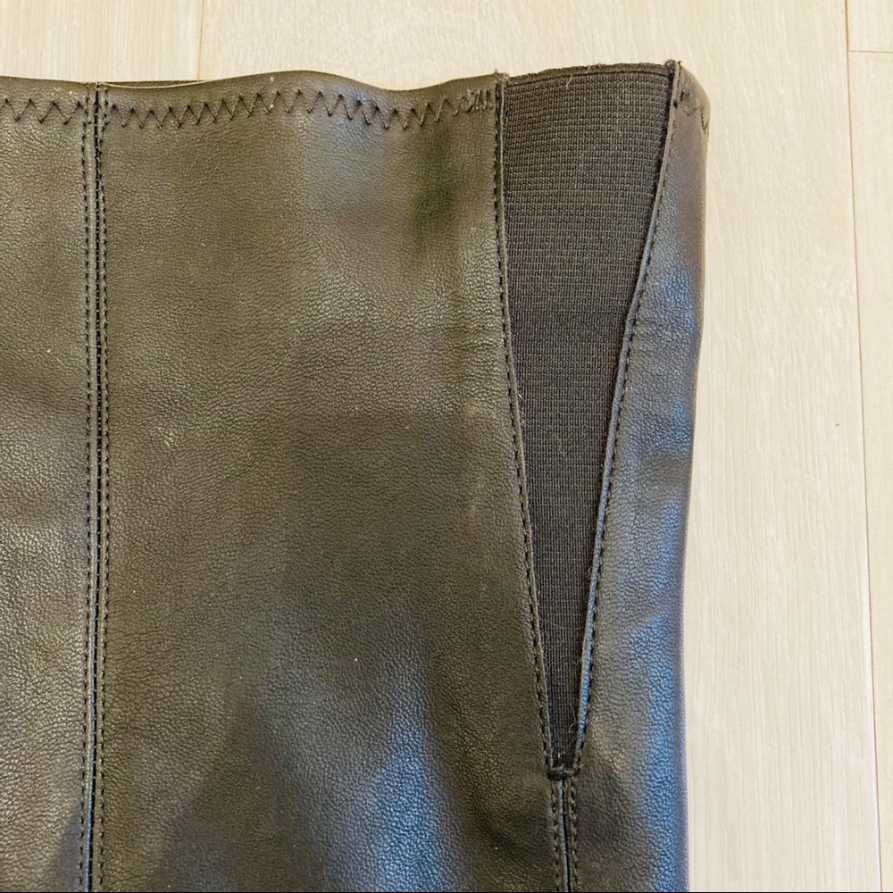French Connection Black Over the Knee Boots - Picture 3 of 9